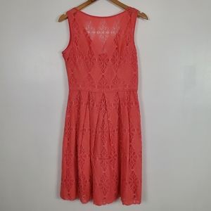 Maggy London lace top sleeveless dress